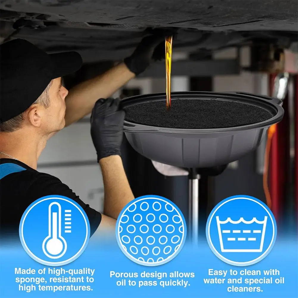 Oil Drain Splash Pad Oil Change Pan No Splatter Pad For Car Changing Oil Transmission Drain Pan Car Accessories 