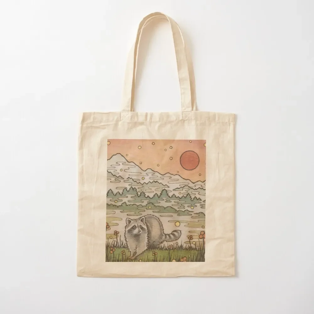 Raccoon Tote Bag Beach bag Shopper handbag Tote Bag