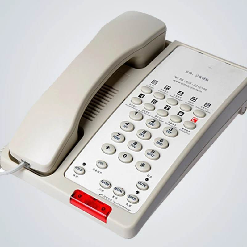 

Bit Hotel Room Special Telephone Large Panel Hotel Business Office Hotel Fixed-line phone Landline 38a-10s