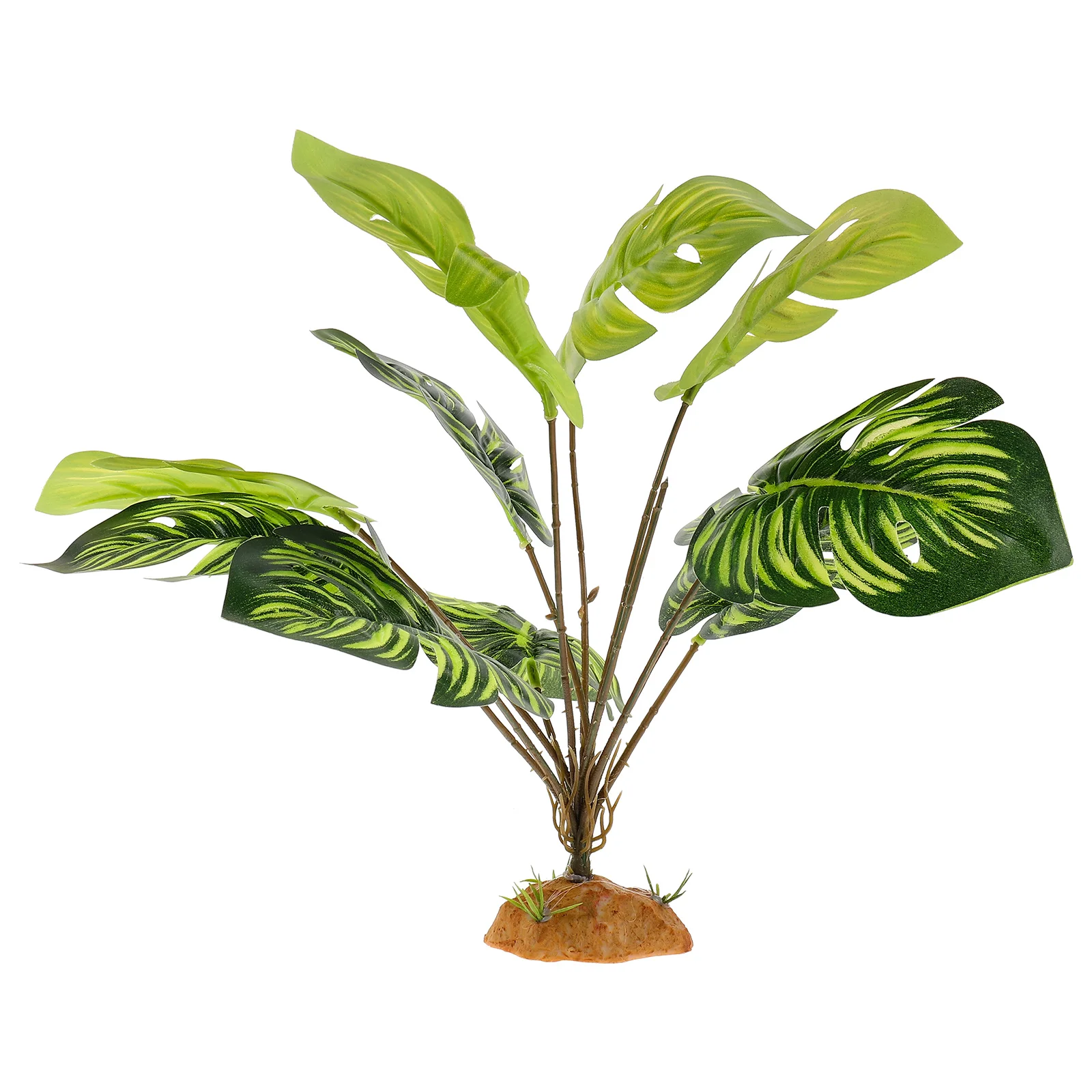 

Fake Plants Decoration Reptile Supplies Terrarium L scaping Vivid Color Lifelike Plant nament Aquarium Fake Plant Reptile Tank