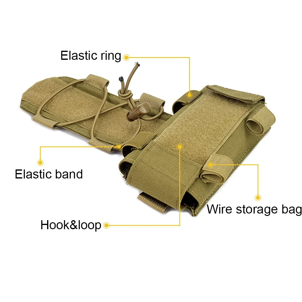 FAST Tactical Helmet MK2 Battery Pack Bag Multifunctional Helmet Cover MOLLE Pouch Hunting Accessories