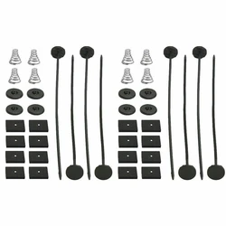 1/2 set Auto Car Universal Electric Radiator Fan Ventilador Mounting Kit 8x 9