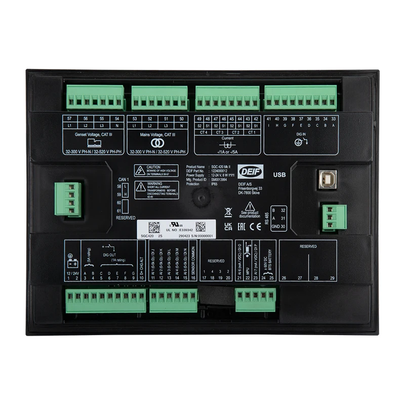 Imagem -03 - Genuine Sgc420 Mkii Único Genconjunto Controller Painel de Controle do Gerador Sgc 420 mk ii