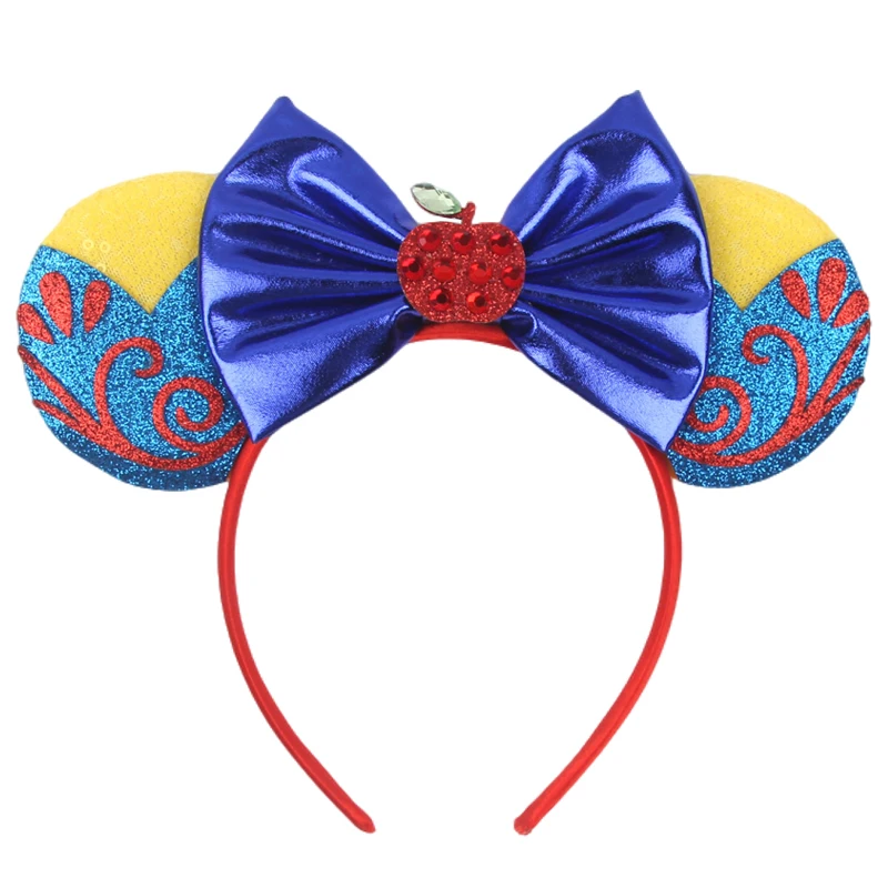 Nieuwste Mickey Mouse Oren Hoofdband Kid Adult Festival Party Pailletten Strik Haarband Vrouwen Baby Girl Party Haar Accessories