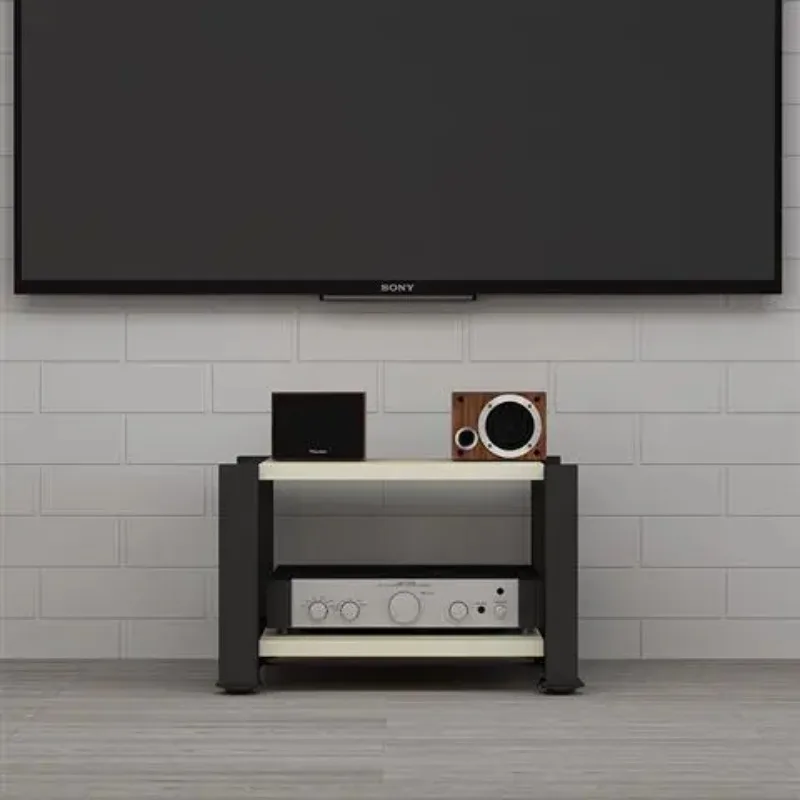 for Power Amplifier Cabinet Audio Rack Equipment Stand for AV Speakers Tripod Metal Iron Shelf Storage Organizer