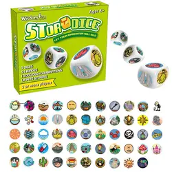 Story Telling Cubes For Kids Educational Kids Storytelling Cubes Early Education Table Game Creative Telling Activity For Boosts