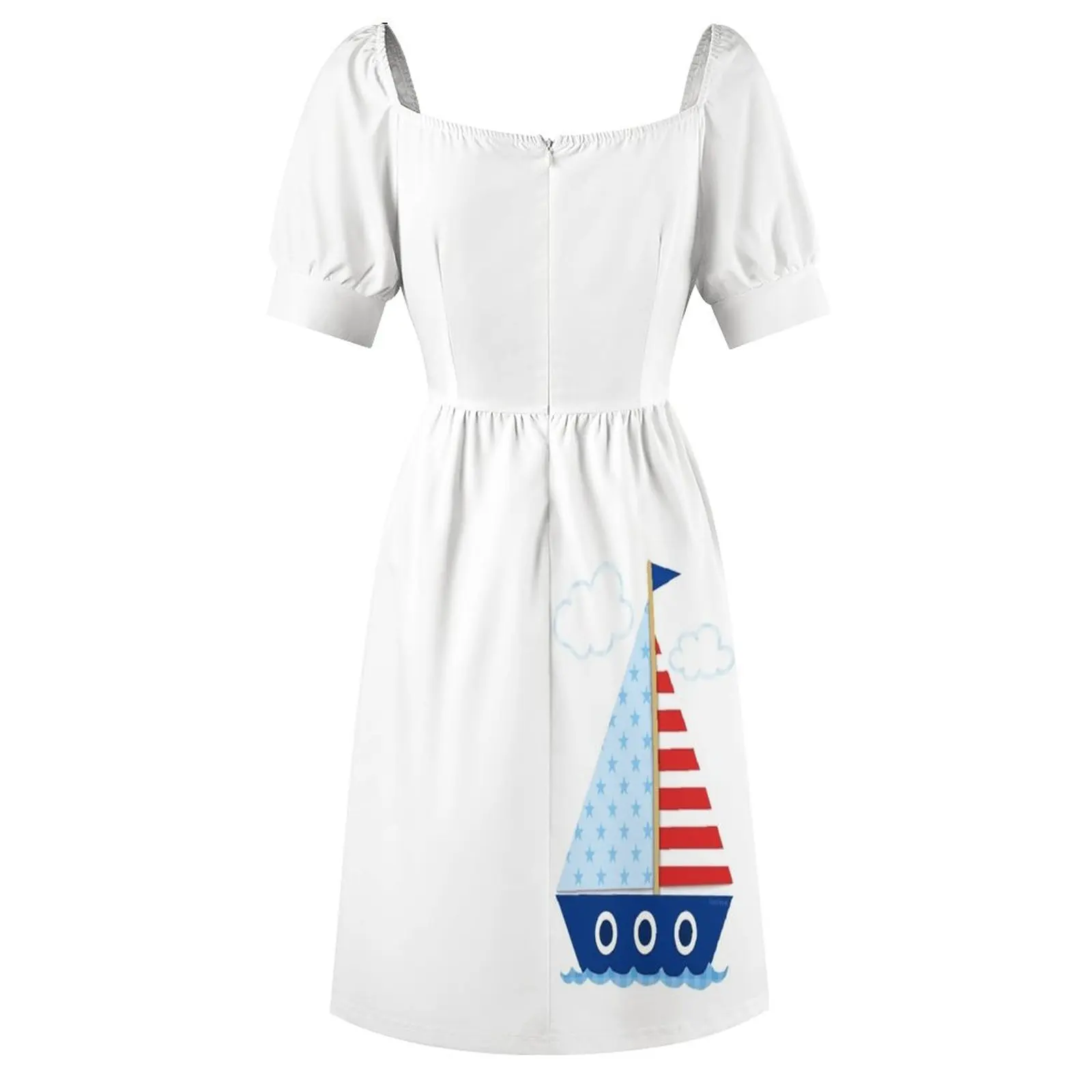 Sailboat Sleeveless Dress fairy dress elegant dress