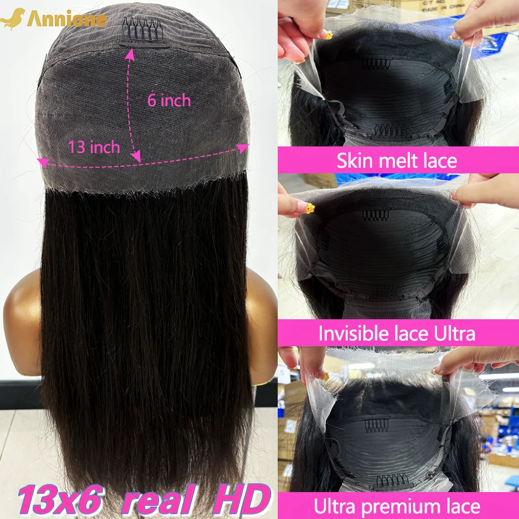 Straight Lace Front Wigs Hd Lace Wig 13x6 Human Hair Wigs For Black Women Pre Plucked Brazilian 32 30 Inch 13x4 Lace Frontal Wig