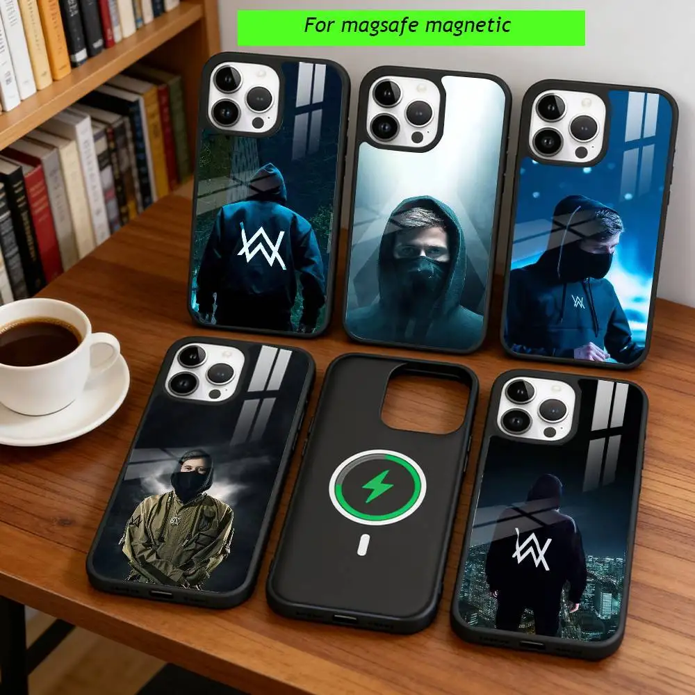 

Alan Olav Walker Phone Case For iPhone17,16,15,14,13,12,11 Plus,Pro Magnetic with Magsafe Wireless Charging