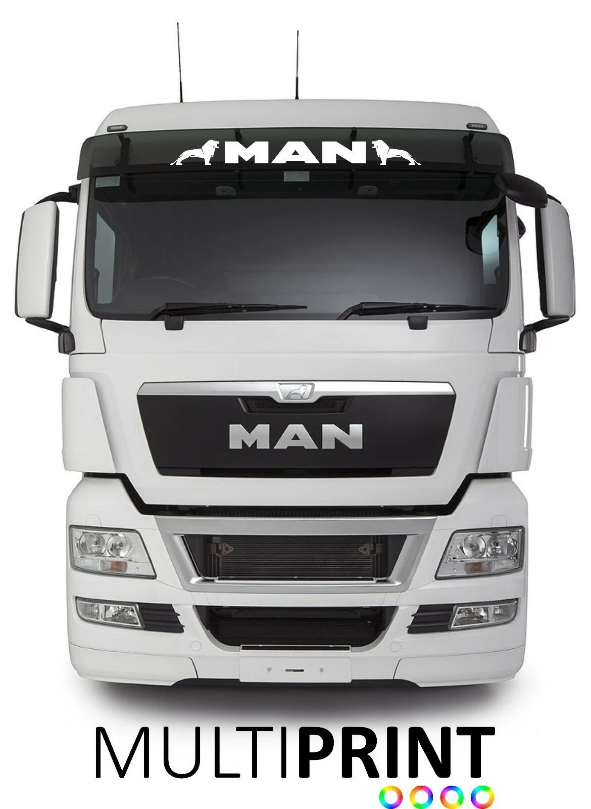 

For MAN Lorry Truck Wind Screen Sticker Glass CAB Window SUN VISOR LOR5,80cm