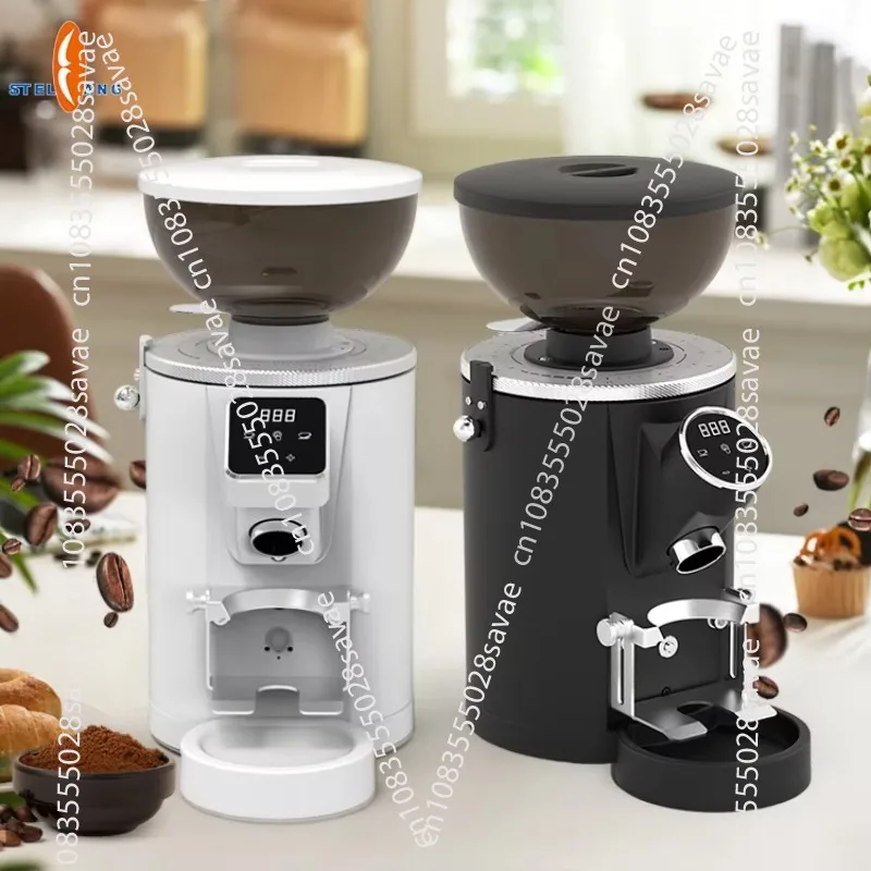 Household Car Outdoor Commercial Smart Electric Burr Coffee Grinder Stainless Steel Bean Cup