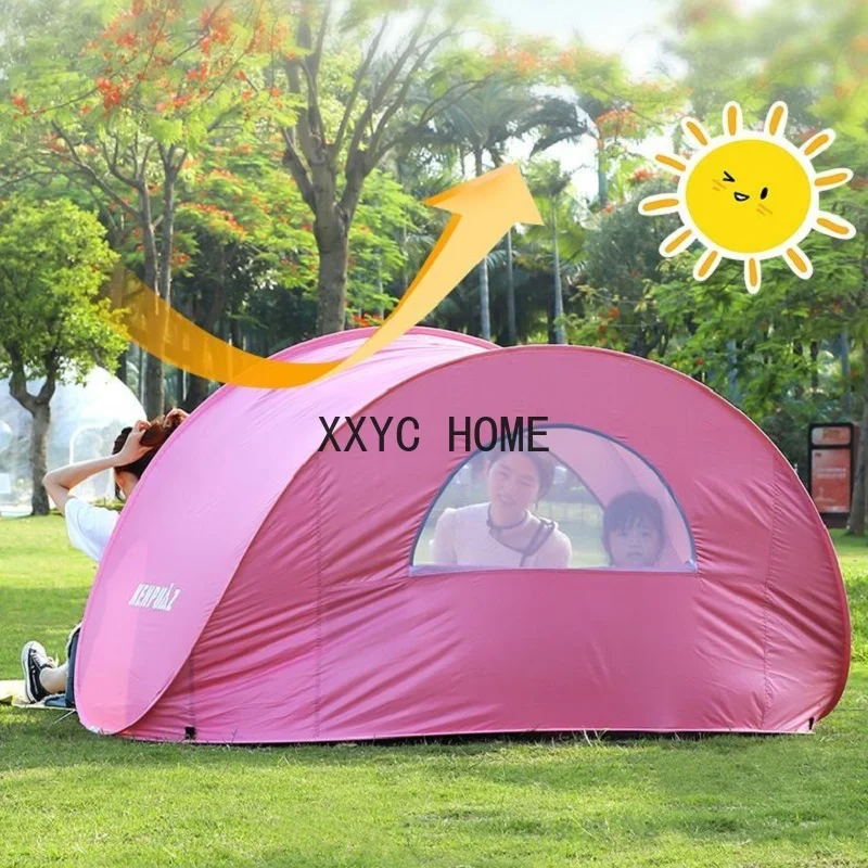 Portable Installation-Free Automatic Quick Opening Foldable Tent, Outdoor Camping Supplies, Travel and Beach Tent, 2 People