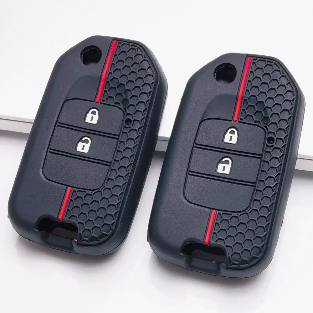For Honda Accord Civic CRV Jazz Odyssey Key Cover Easy Install Shock Absorbing Non Slip Grip