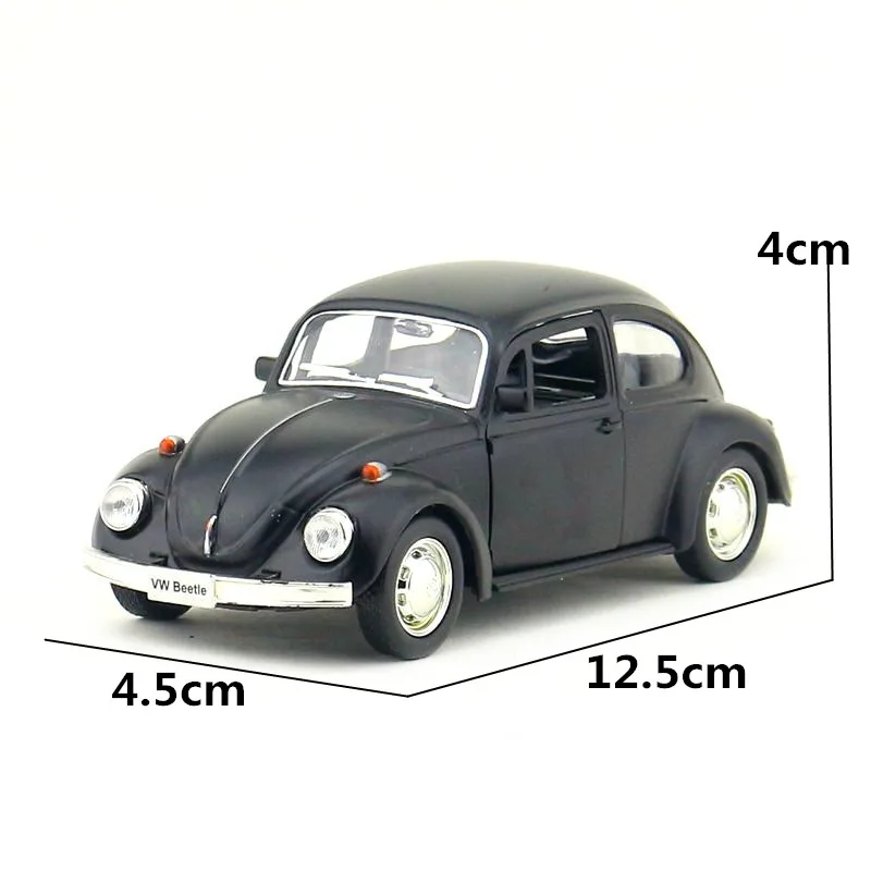 Modelo de coche VOLKSWAGEN Beetle F346 para niños, de aleación juguete fundido a presión, clásico, escala 1:36, 1967