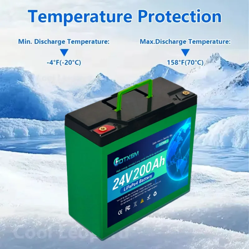 

NEW 32700 24V 200Ah LiFePO4 Battery, Built-in 200A BMS, Perfect for RV/Camper, Solar, Marine, Overland/Van, Off-Grid.