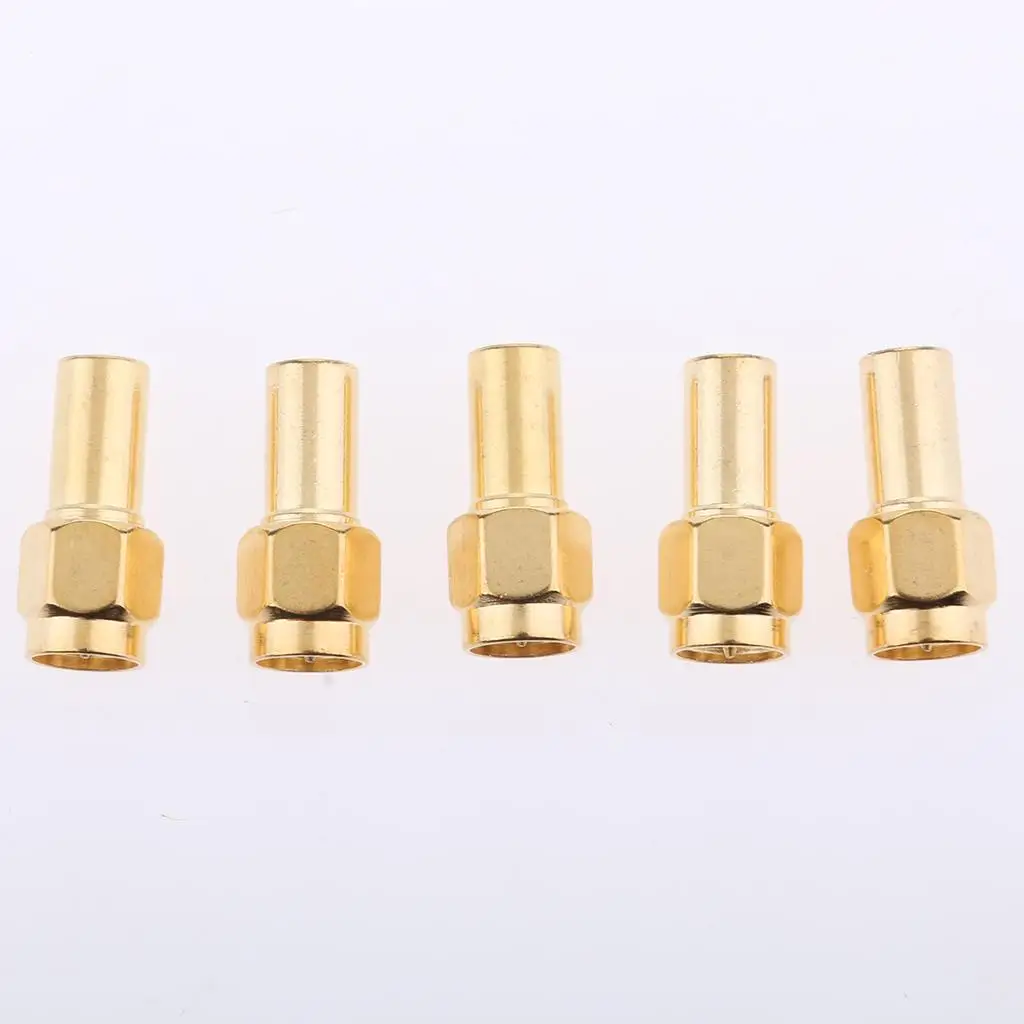 RF Coax Cable Connector Cover SMA Female Load Terminal Copper Plated 50 Ohm 2W Dust Guard Kit Suitable for Test Bench Use