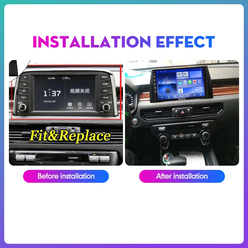 10.33 Inch Car Radio For  KIA RIO 2017-2019 2Din Android Octa Core Car Stereo DVD GPS Navigation Player QLED Screen Carplay