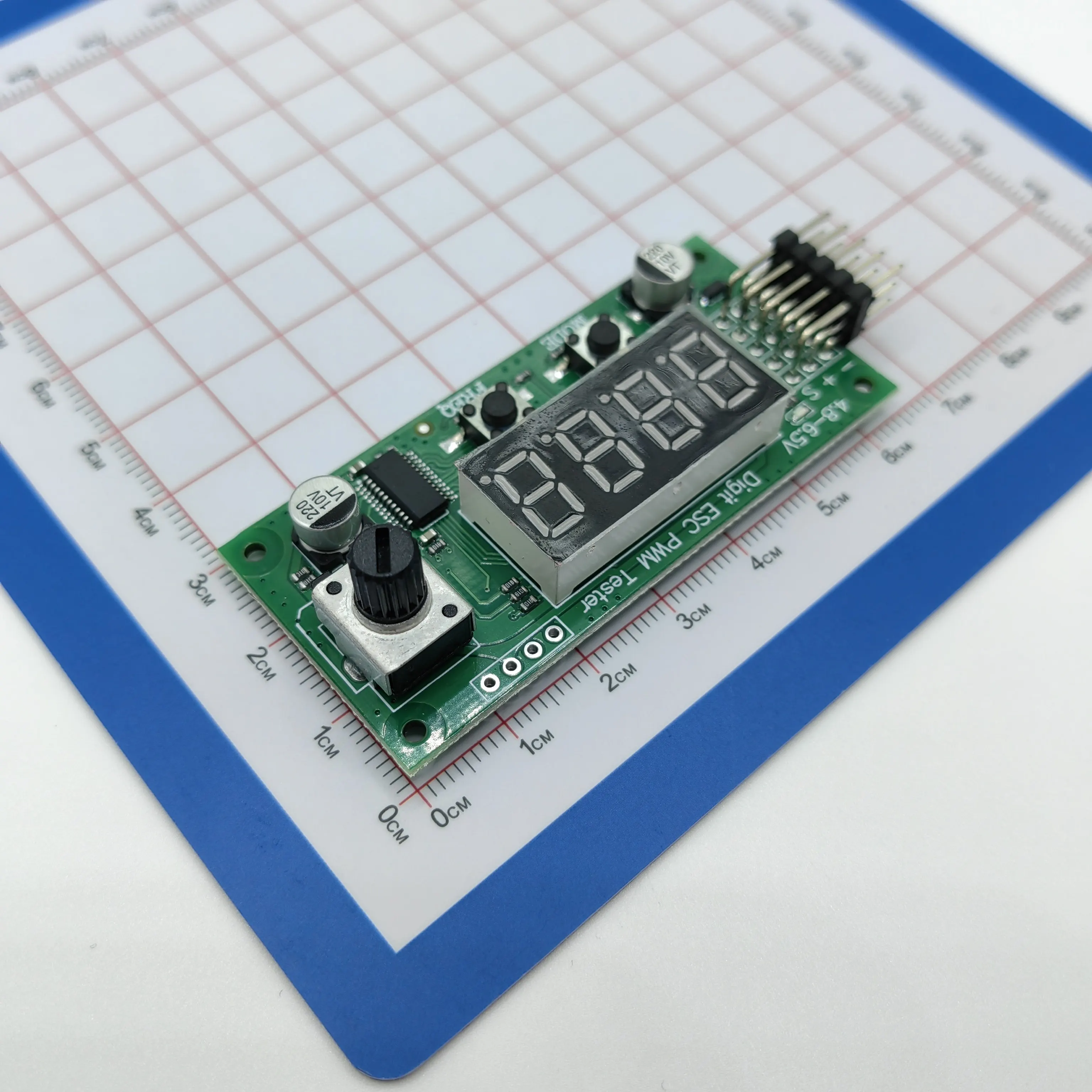 Digital Analog Servo Motor ESC Tester, Multi-functional Servo Motor Tester with Display Screen