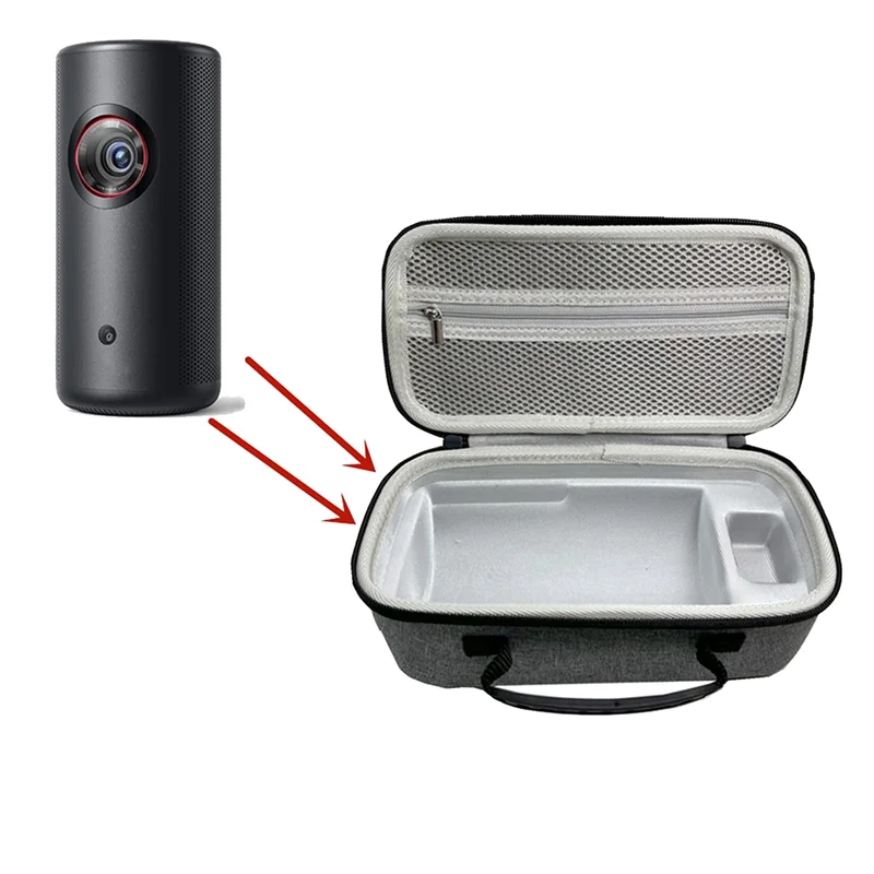 Nueva caja de almacenamiento de viaje dura de EVA, bolsas portátiles para proyector, para Freestyle/Anker Nebula Capsule 3 Laser-1080P