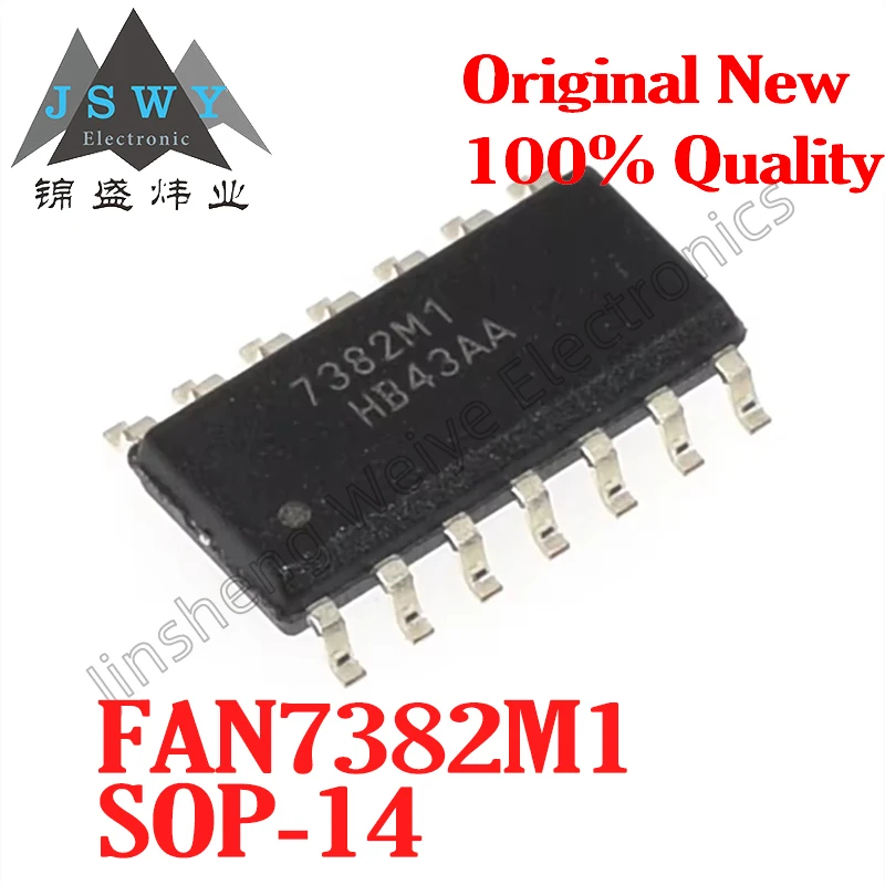 

(5/20pcs) FAN7382M1 FAN7382 7382M1 SOP14 Half-bridge Gate Driver Chip Spot Original Brand New Electronics