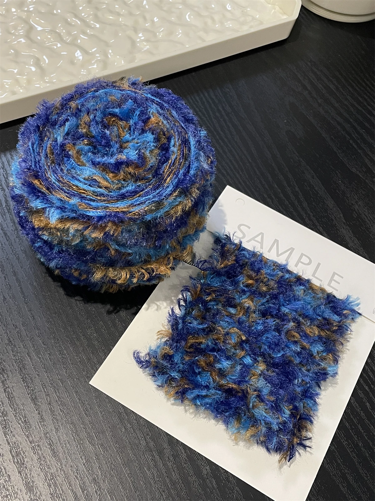 100g Colored Space-dyed Fur Ya - Woven Scarf Blanket 评论和价格