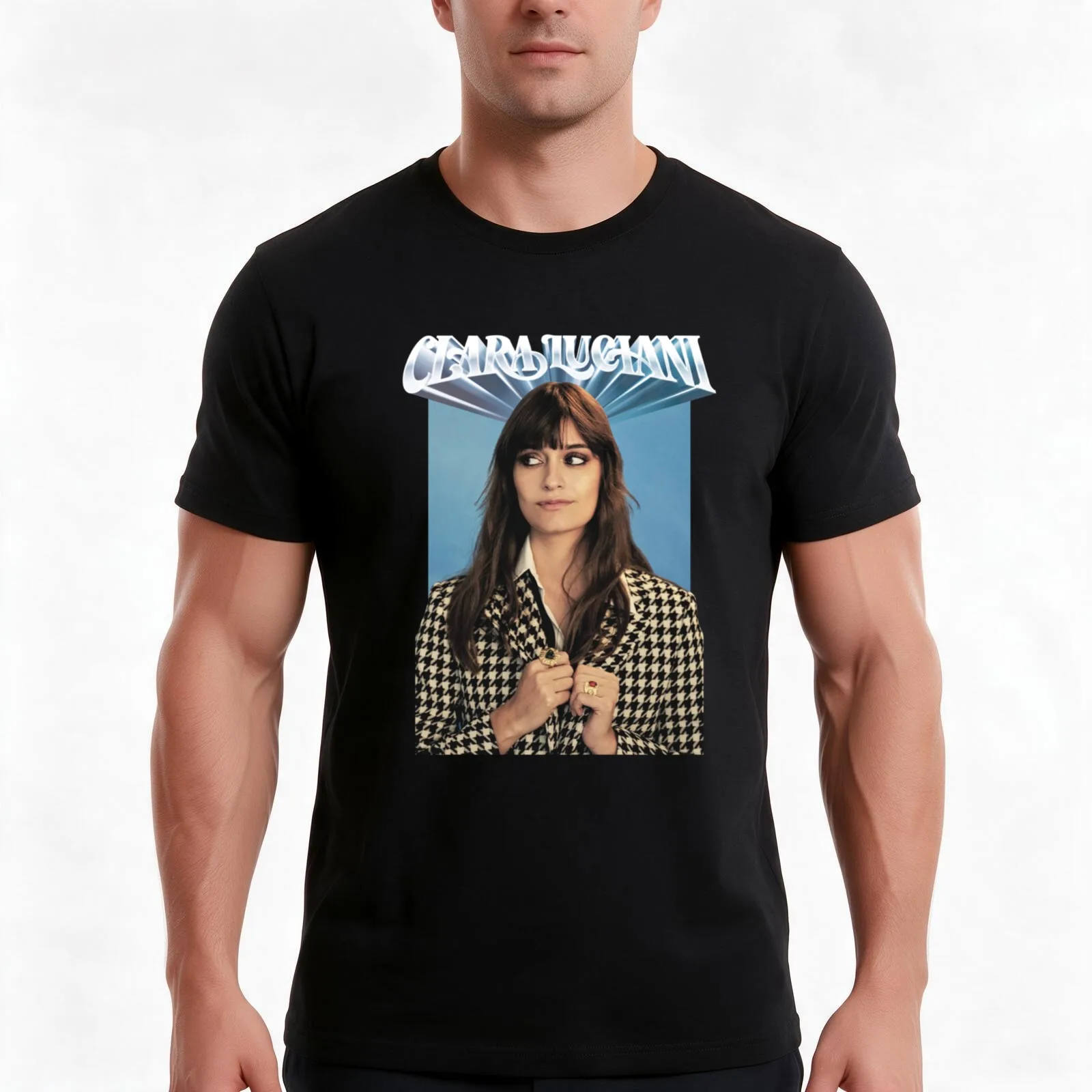 CLARA LUCIANI LA GRENADE FANART T-Shirt, Summer Casual Cotton Tee, Oversized Streetwear Tops, Vintage Graphic Print, 100% Cotton