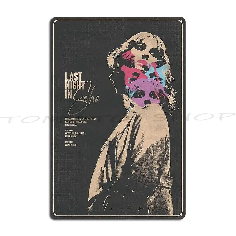 The Last Projector Metal Sign Wall Decor Vintage Cinema Wall Decor Print  Tin Sign Poster