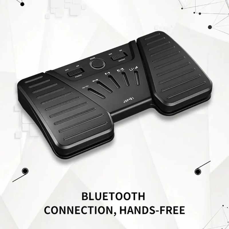 JOYO JSP-01 Bluetooth Page Music Turner Pedal Anti-Skid Rechargeable Wireless Page Turner Pedal for iOS /Android Laptop