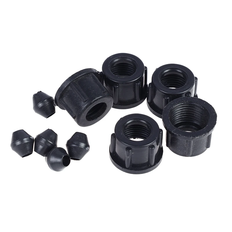 10pcs Agricultural Sprayer Tube Connector Nut Pipe Plug Water Pipe Internal 18mm
