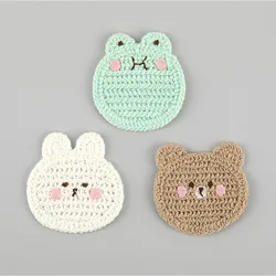 10 Pcs Cartoon Little Rabbit Bear Love Cloth Sticker Phone Case Decoration Cloth Bag Chest Pin Children's Clothing Accessories