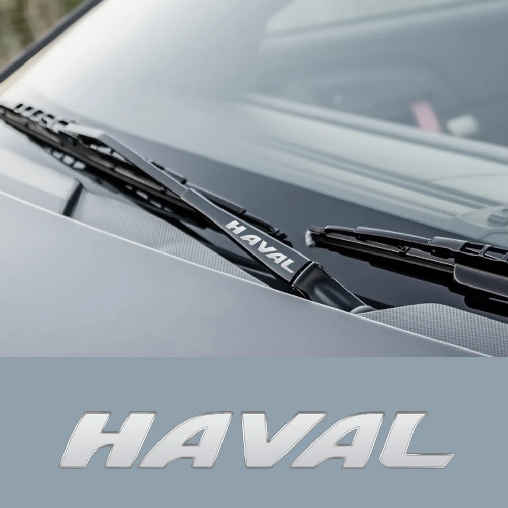 Metal Emblem Auto Decor Decals Reflective Car Window Wiper For Haval H5 H6 H7  F7X Car Accessories