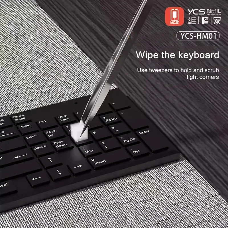 YCS HM01 500 قطعة إسفنجة تنظيف النانو قوة امتزاز شفط فائقة للهاتف المحمول PCB اللوحة الأم أدوات تنظيف الكاميرا الزجاجية #3