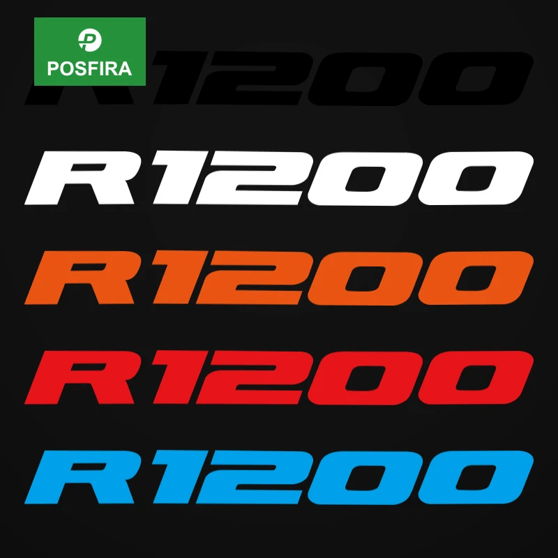 POSFIRA Motorcycle Stickers Waterproof Decals for BMW R 1200 R1200 GS 1200GS R1200GS LC Adventure 2004-2019 2018 Accessories