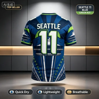 Seattle Fashion Jersey  Eagle Beanie Graphic Men Shirt 2026  Fan Style3D Print Parent-child Tee