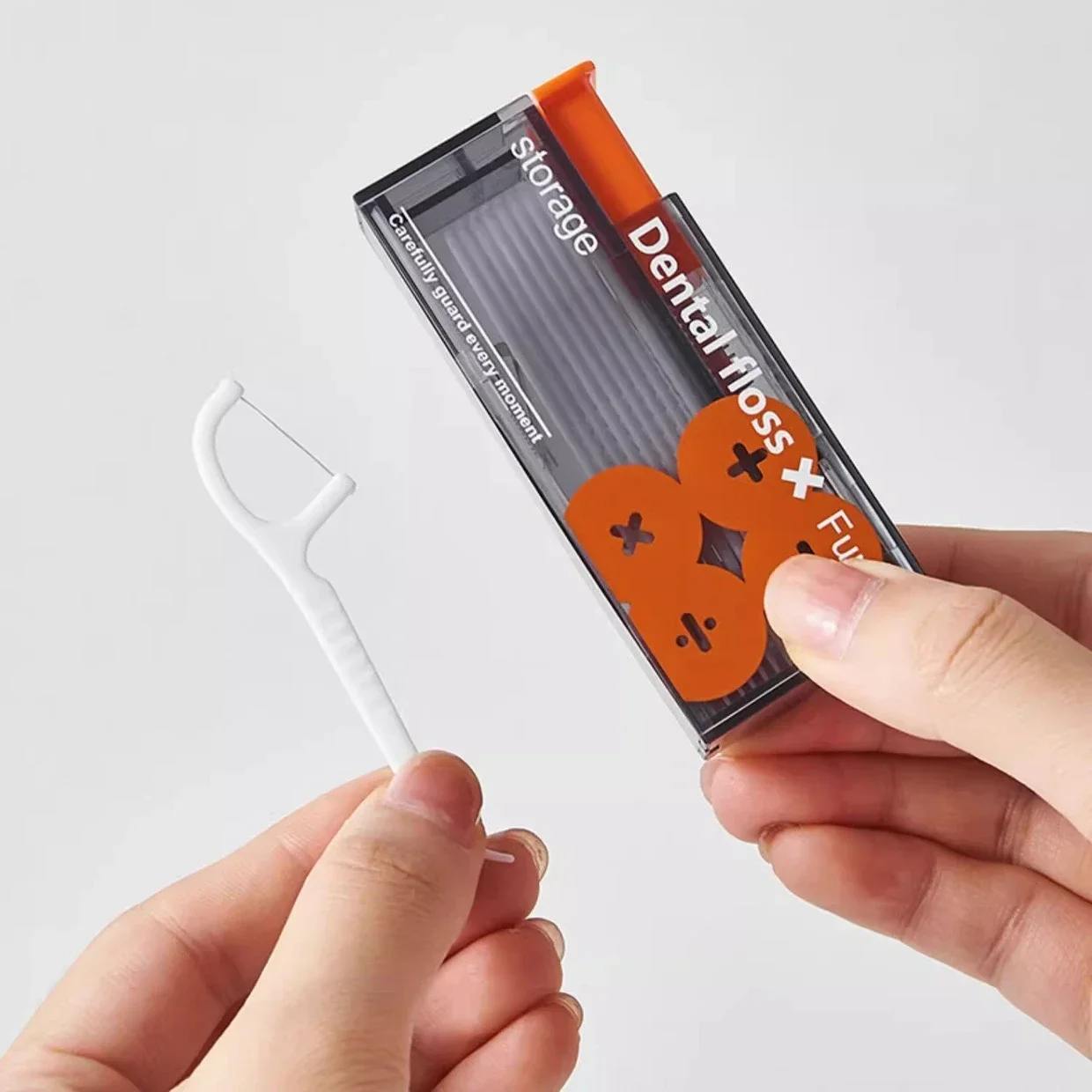 

Портативная автоматическая коробка для зубной нити, дорожные наборы, одноразовая палочка для переноски зубочисток, зубная нить для тонких зубов