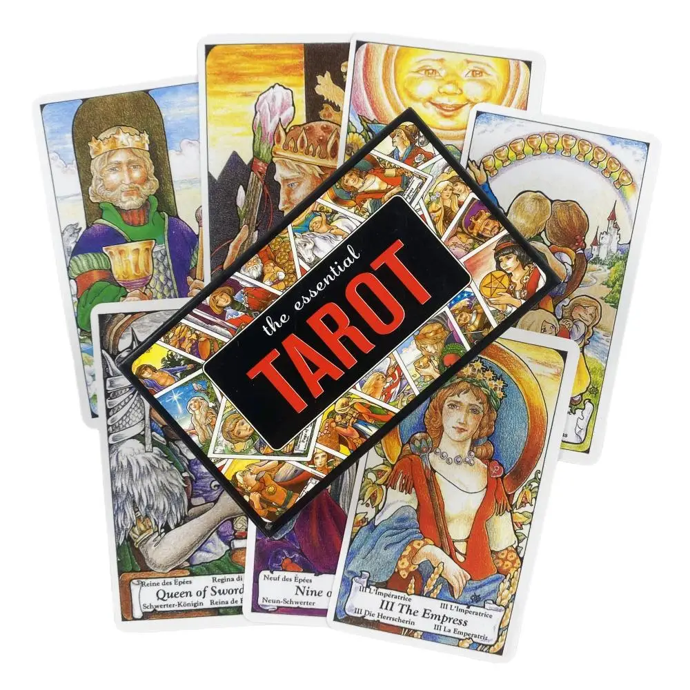 

10.3*6cm The Essential Tarot Cards A 78 Deck Oracle English Visions Divination Edition Borad Playing Games