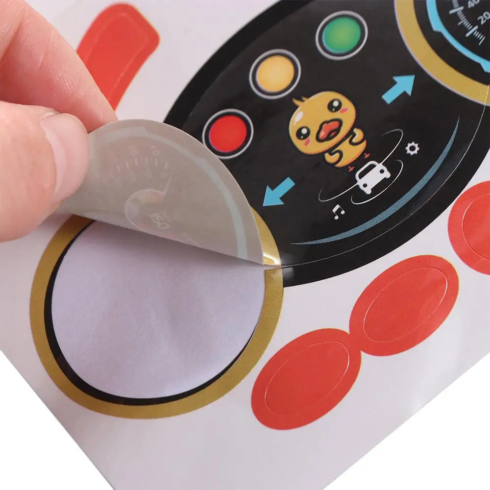 Copilots Stroller Simulation Steering Wheel Multi Functional Montessori Steering Wheel Vocal Early Education Electric