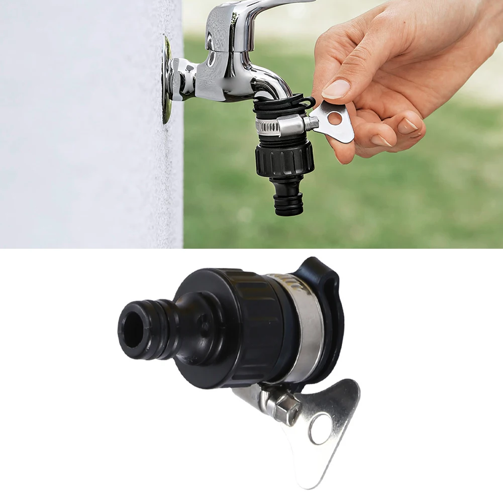 Black External Tap Adapter For Karcher Pressure Washer Quick Connect Fitting For 4 5 Inch Water Pipe Garden Hose Connector