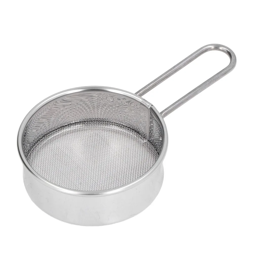 304 Stainless Steel Round Flour Sieve 40 Mesh Mini Size Professional Flour Strainer Food Grade Smooth Finish Fine Mesh Sieve