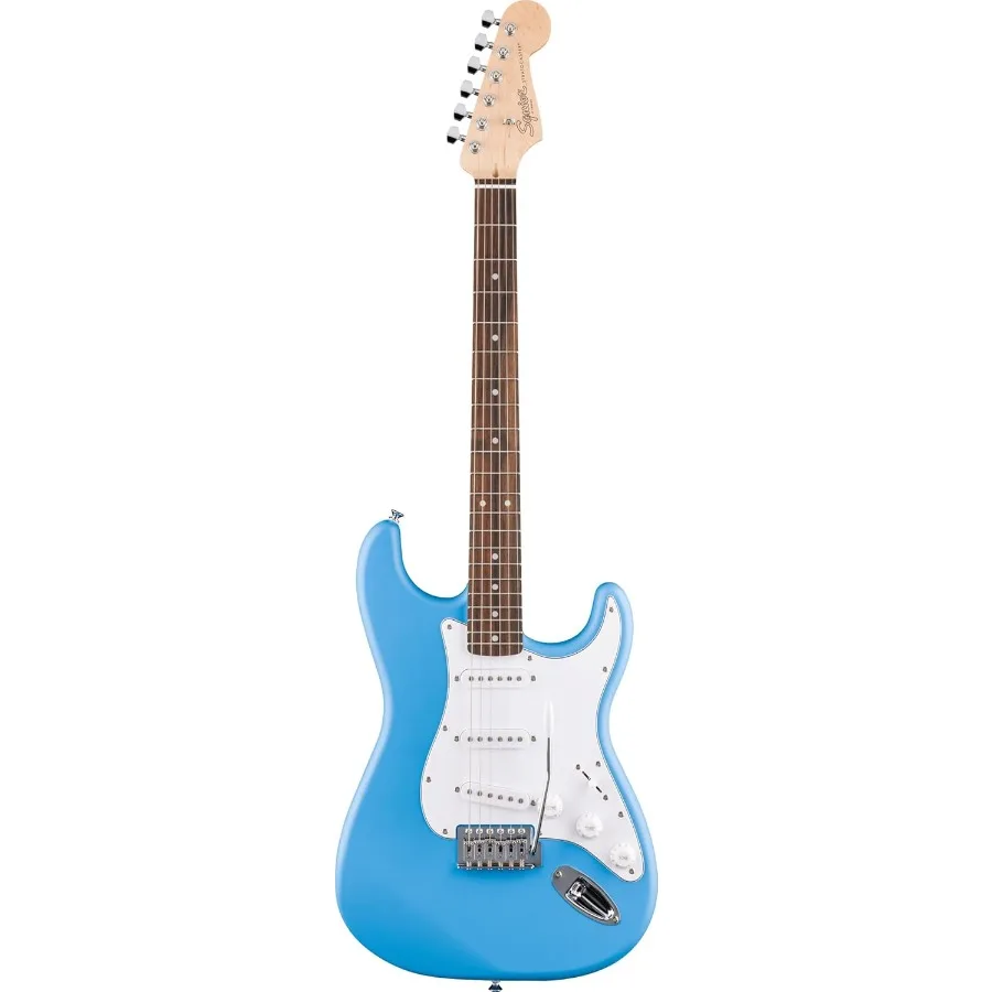 Squier Stratocaster California Guitarra eléctrica azul para entusiastas de la música y artistas - Calidad de tono premium con versátil