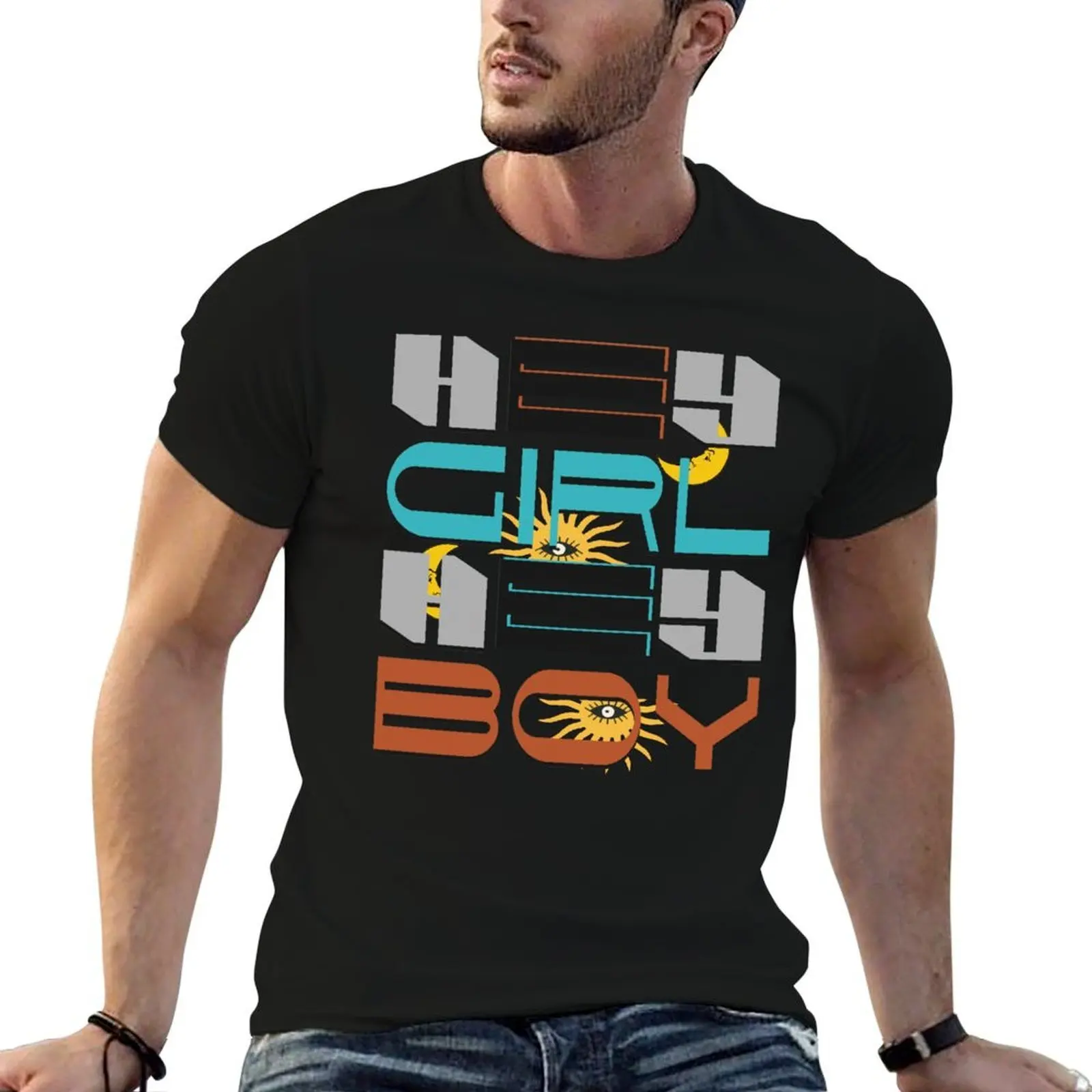 for man man Hey t girl funny man for boy shirts t shirts t printed T-Shirt shirts anime Hey