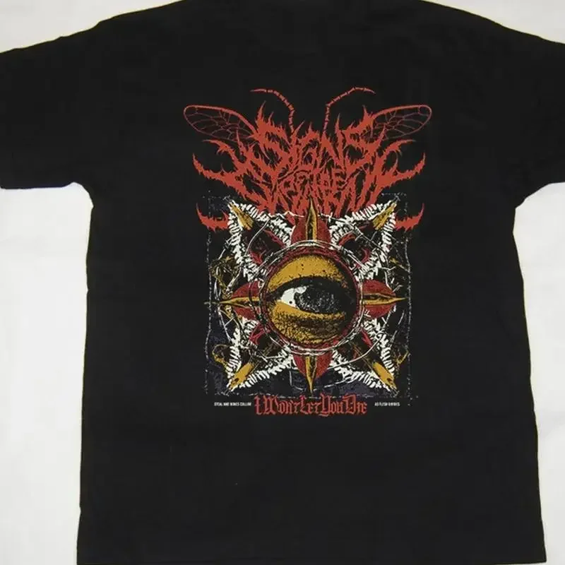 Signs of the Swarm For Fans Black T Shirt Cotton All Size COLOR S 5XL