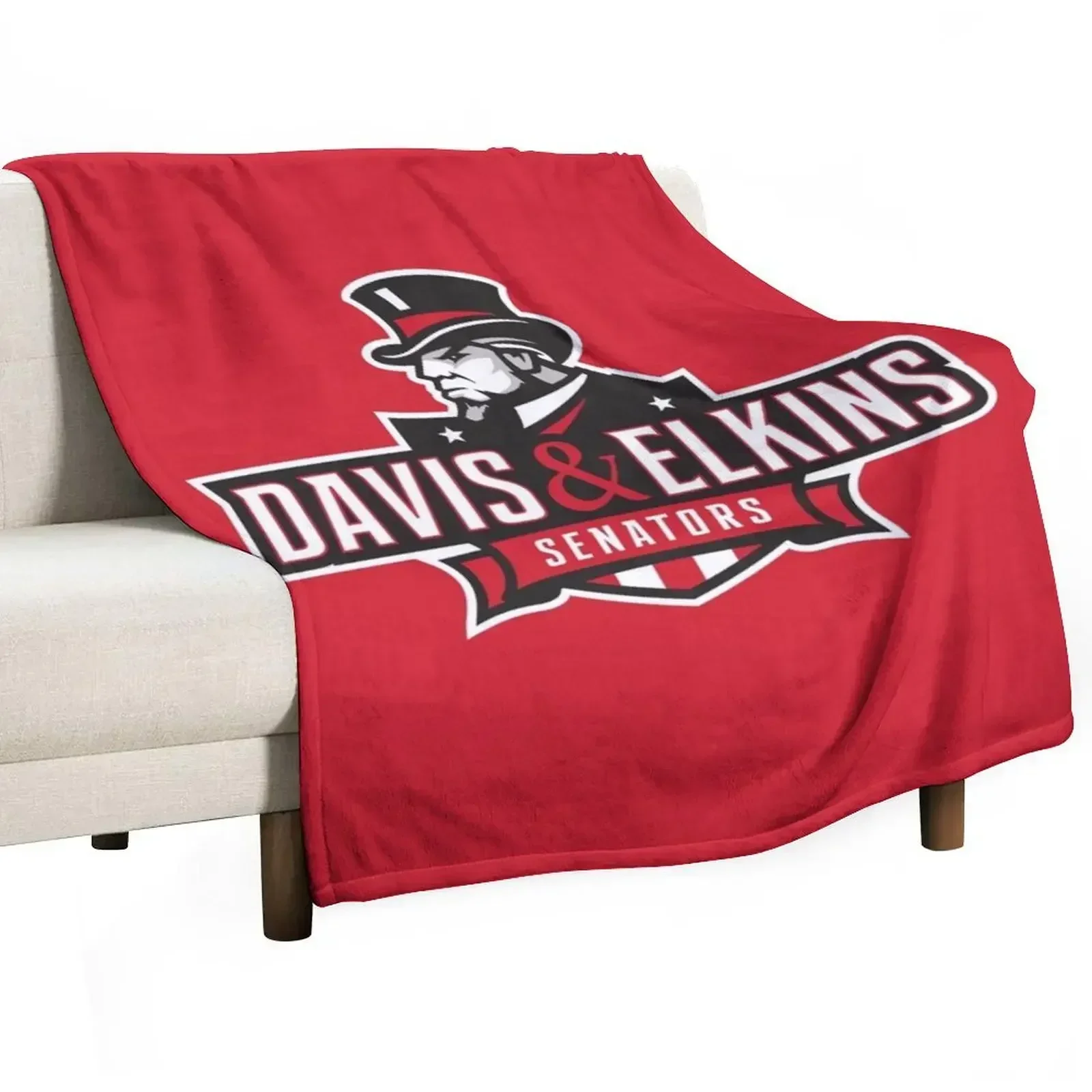 Davis & Elkins College Throw Blanket Hairy Bed Fashionable Heavy Decorative Beds Blankets