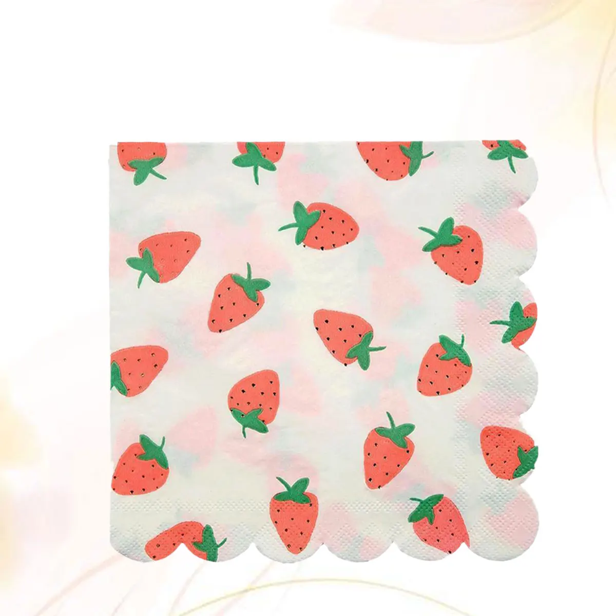

16 Pcs Disposable Napkin Joyous Napkins Party Printing Paper Cup Creative Beautiful