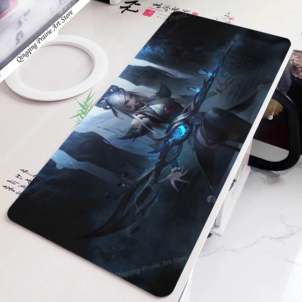 L-League Of L-Legends Catlyn Mousepad XXL RGB Gaming Mouse Pads HD Gamer Accessories Large LED