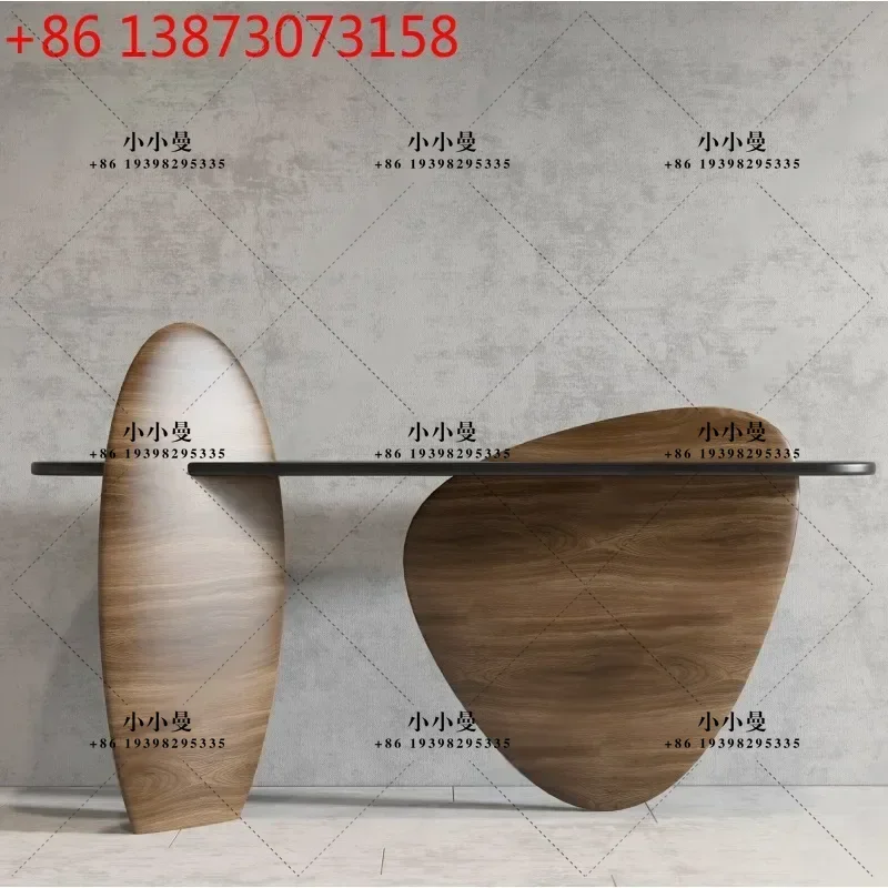 Lin Liangmu special-shaped simple modern master design paint decoration table