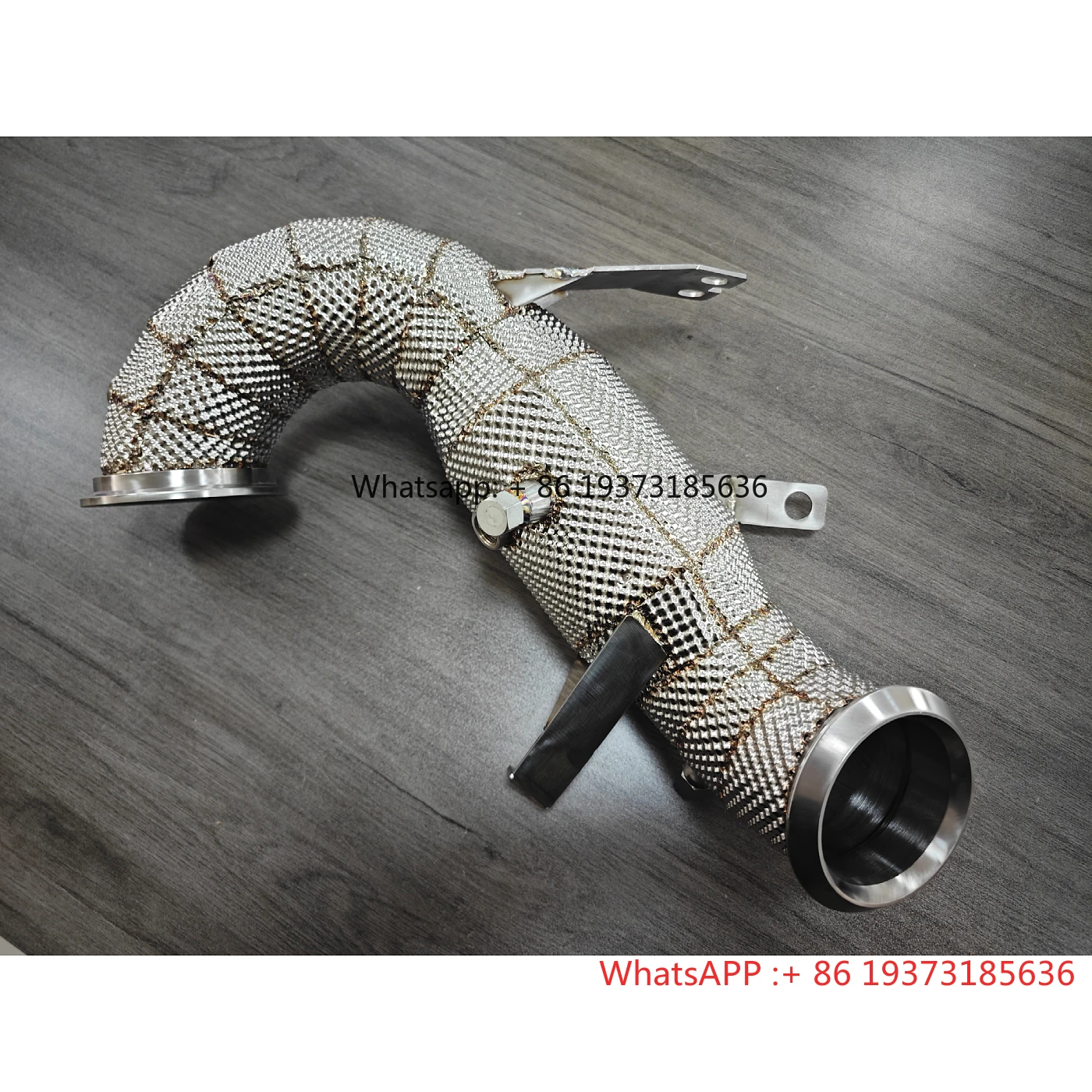 AKS Catted Heatshield Racing Downpipe for Mercedes-Benz A45 A45S AMG W177 M139 2.0T 2019+ Downpipe