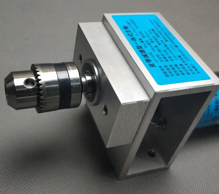 Belt reduction type all-in-one spindle row drill head Non-powered table saw drill head shaft 180/ 350 W excluding motor governor