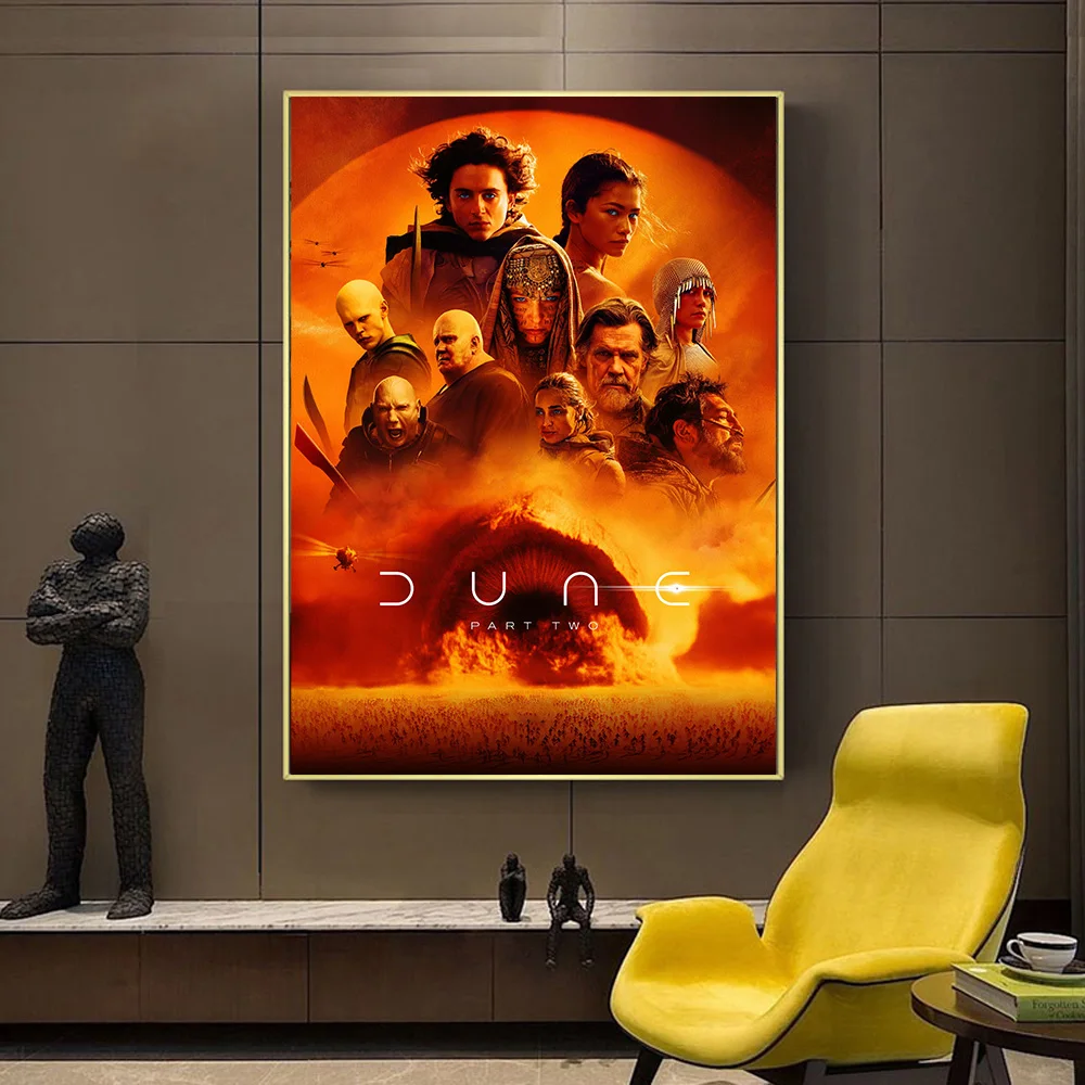 2024 DUNE Part Two Moive Canvas Art Posters and Prints Moive Fashion Modern Paintings on the Wall Art Pictures Home Decor Cuadro