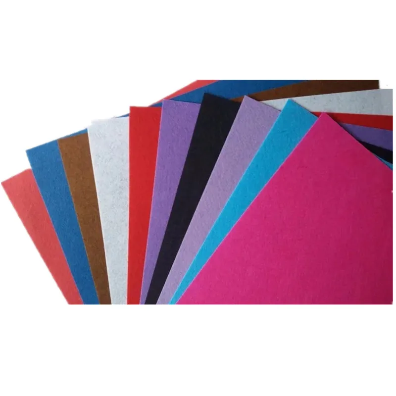 30*30cm 40Pcs Soft Felt Fabric Sheet Mixed 40 Colors Square Nonwoven Fabric Set Quilting Cloth For Patchwork Sewing Scrapbooking